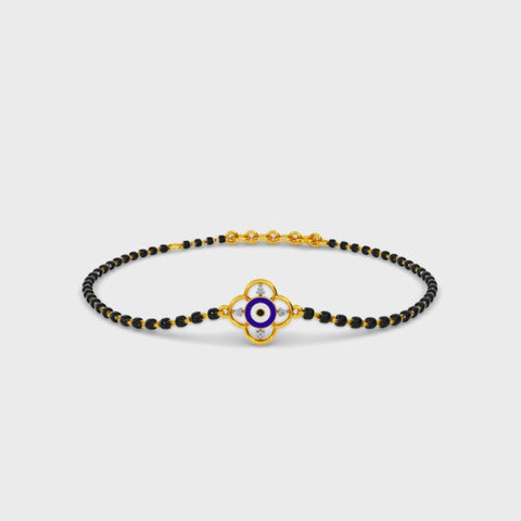 Mirha Evil Eye Mangalsutra Bracelet