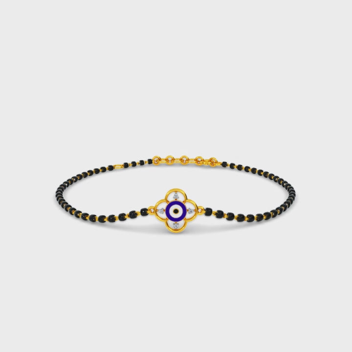 Mirha Evil Eye Mangalsutra Bracelet