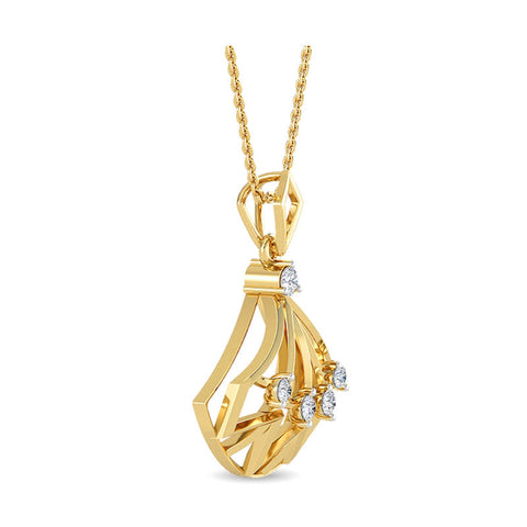 Meliks Diamond Pendant Set