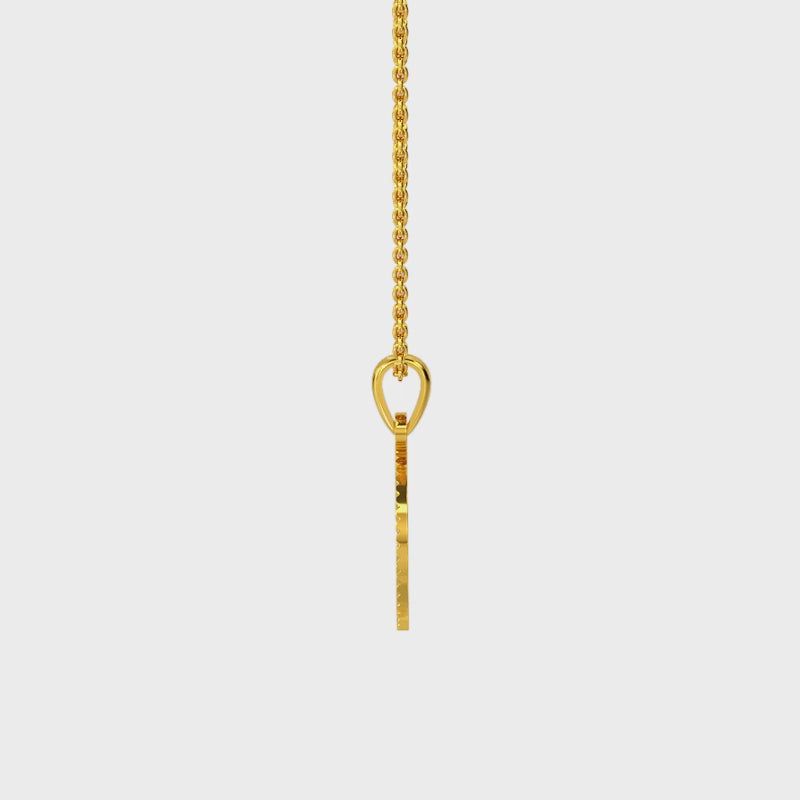 Initial F Pendant