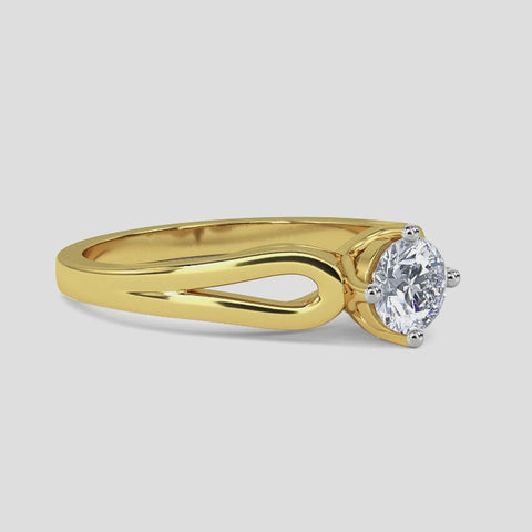 0.50 CT Silaah Solitaire Ring