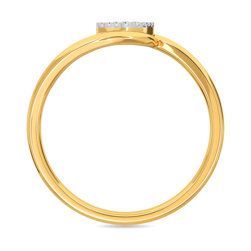 Miniscule Marquise Diamond Ring