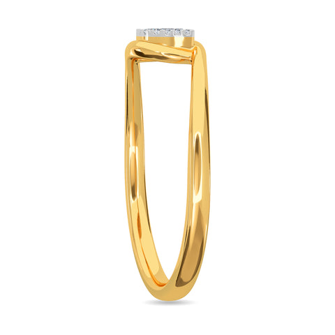 Miniscule Marquise Diamond Ring