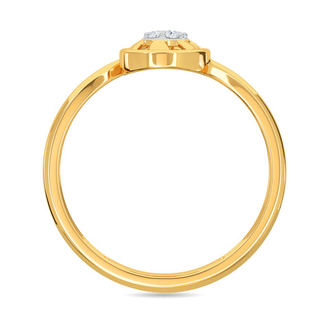 Paisley Cluster Diamond Ring