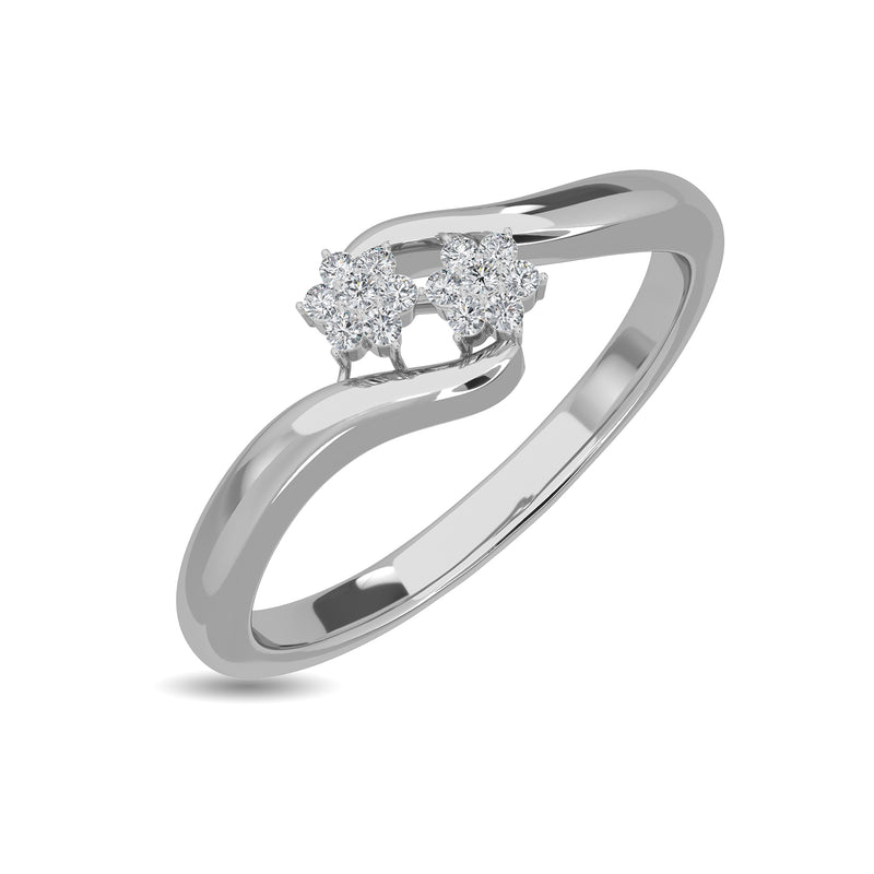 Twin By Pass Diamond Ring