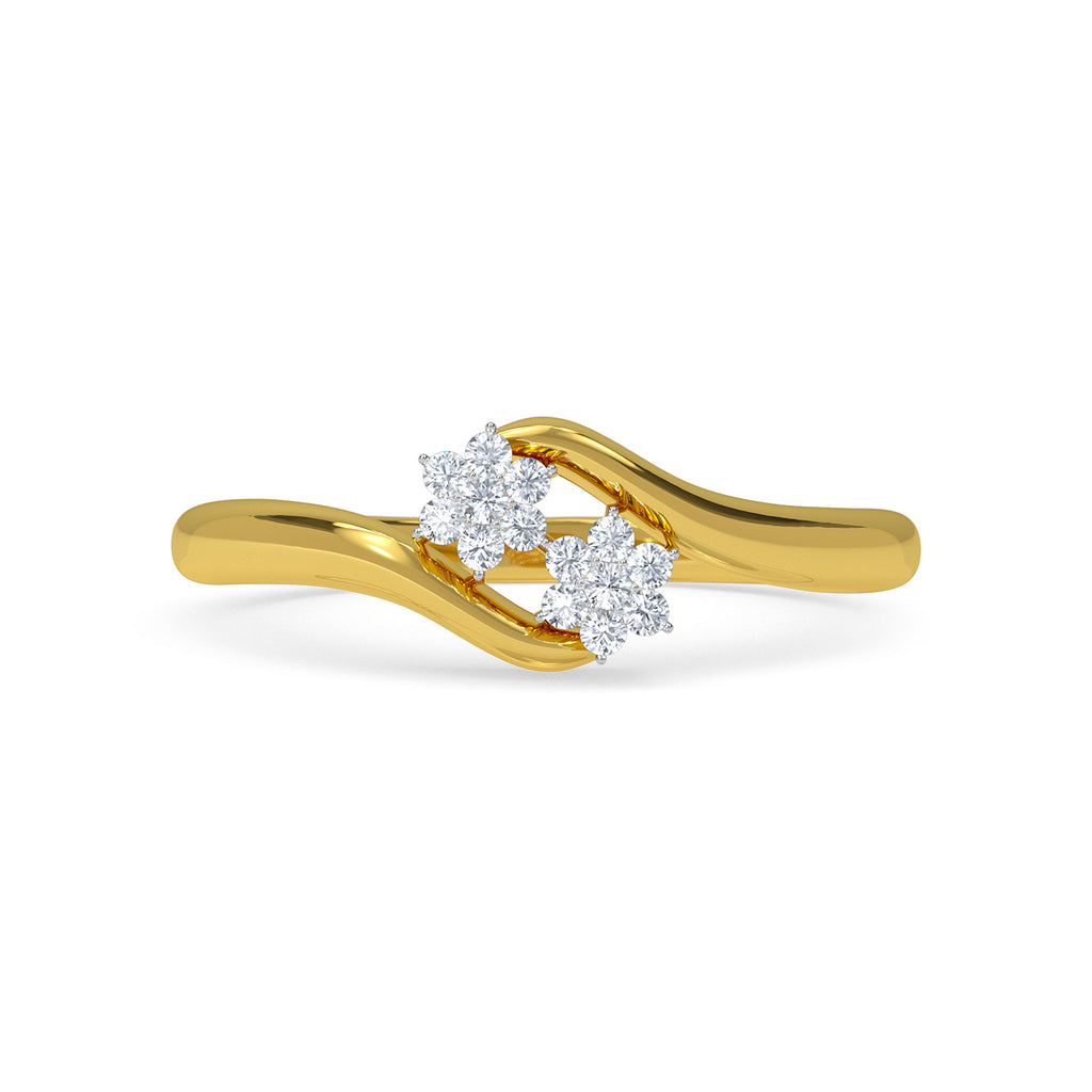 Twin By Pass Diamond Ring