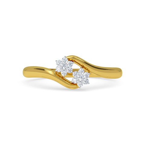 Twin By Pass Diamond Ring