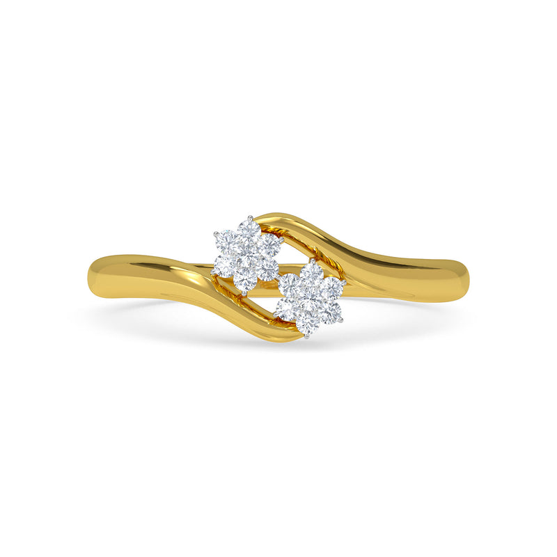Twin By Pass Diamond Ring