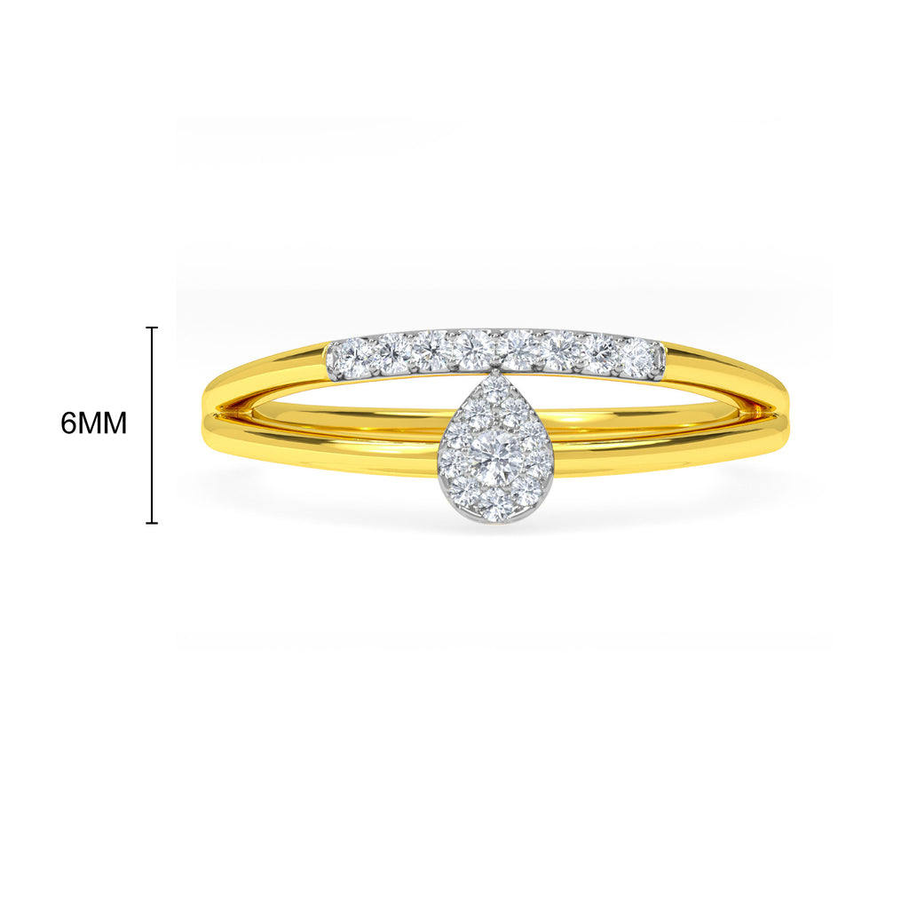 DEW DROP Diamond Ring