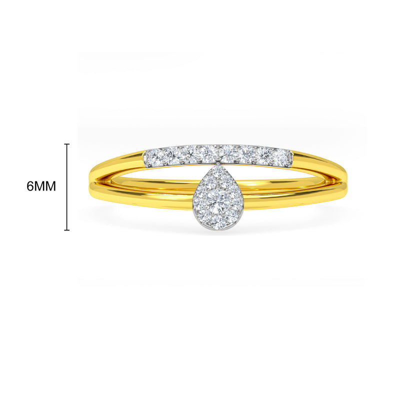 DEW DROP Diamond Ring