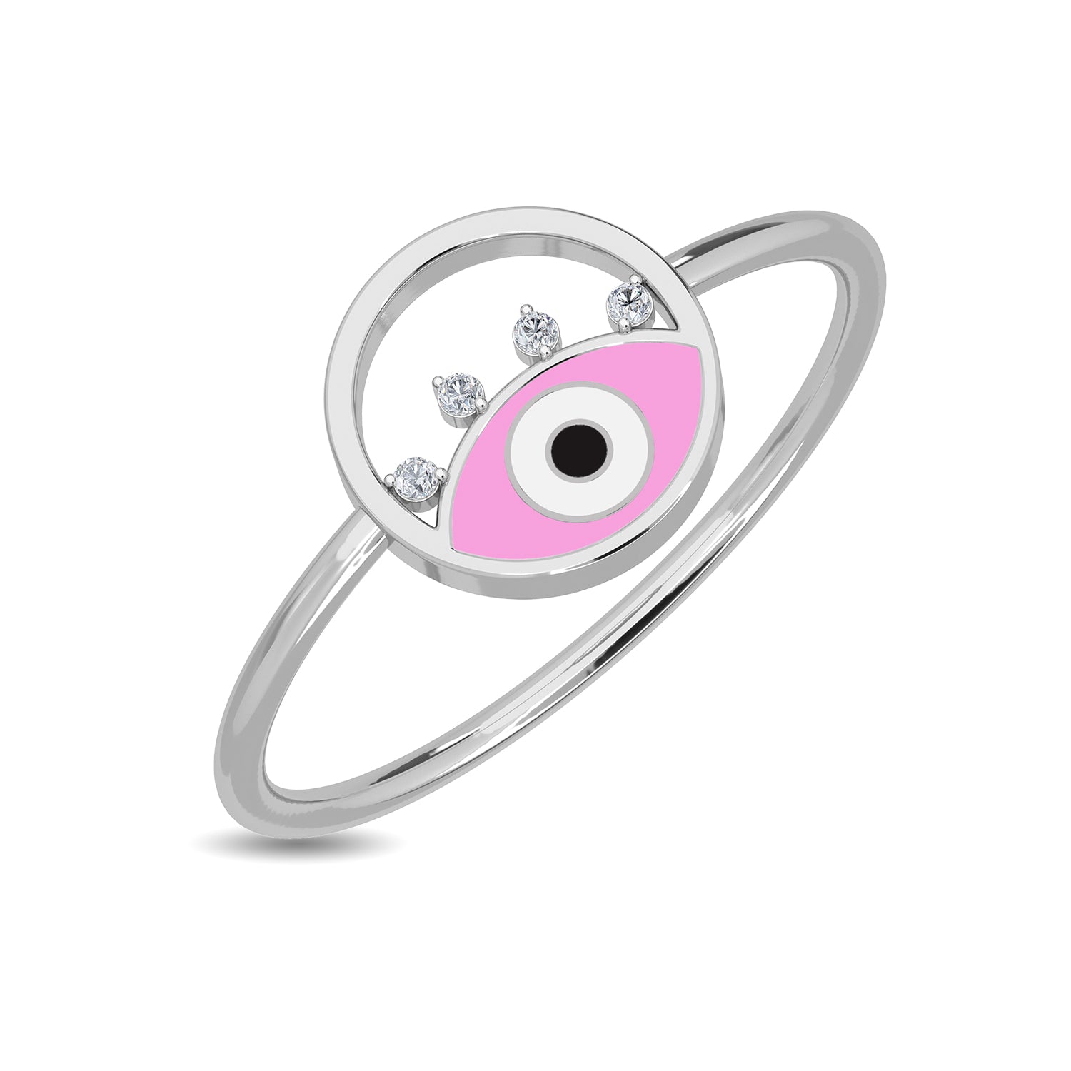 Damla Evil Eye Diamond Ring