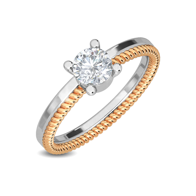 0.50 CT Kader Solitaire Ring