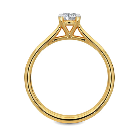 0.50 CT Melike Solitaire Ring