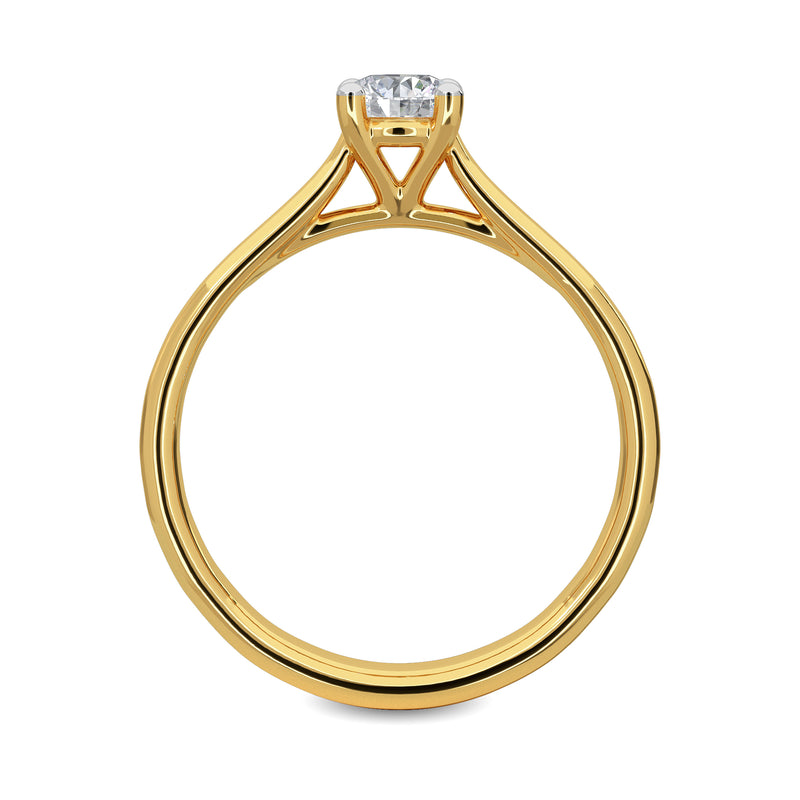 0.50 CT Melike Solitaire Ring