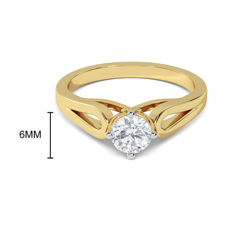 0.50 CT Silaah Solitaire Ring