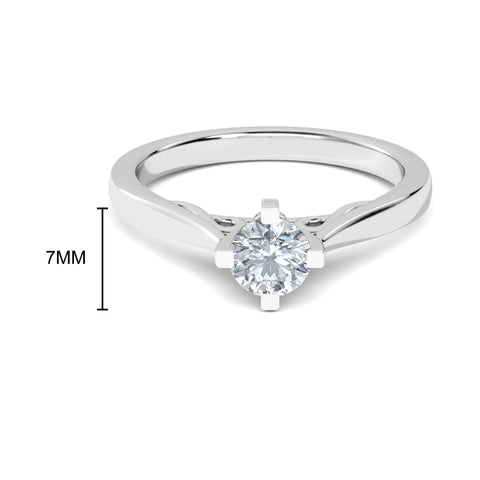 0.50 CT Prarie Solitaire Ring