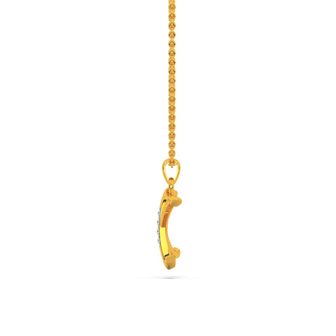 Alphabet X Diamond Pendant