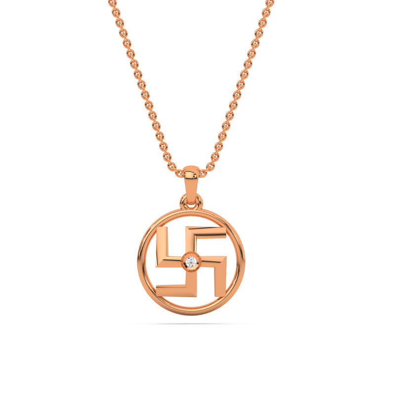 The Swastik  Unisex Pendant