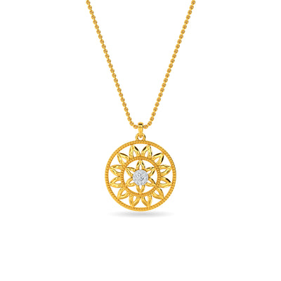 Mandala Diamond Pendant