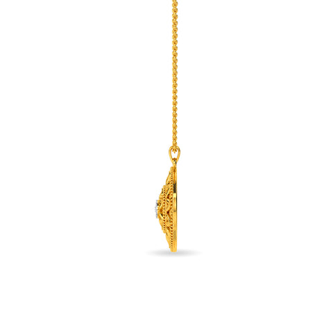 Mandala Diamond Pendant