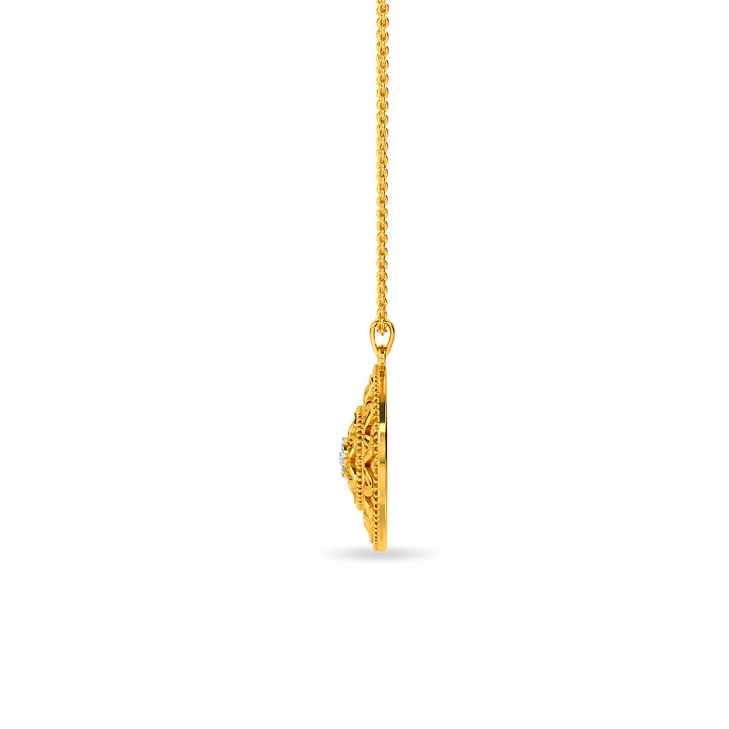 Mandala Diamond Pendant