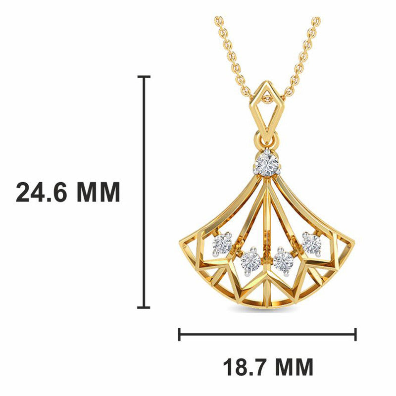 Meliks Diamond Pendant Set