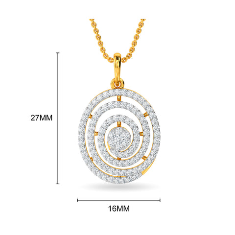 Mallory Diamond Pendant