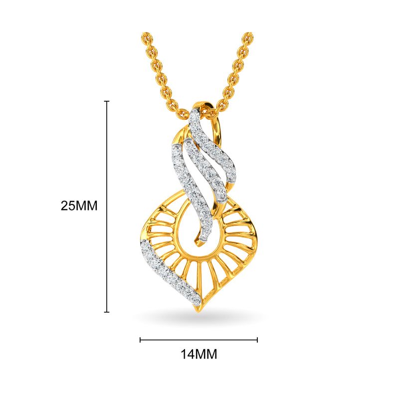 Durva Diamond Pendant