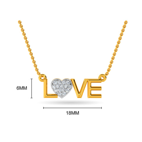 Esta Diamond Pendant With Chain