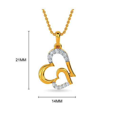 Prisha Diamond Pendant