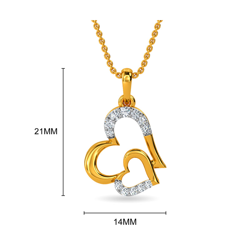 Prisha Diamond Pendant