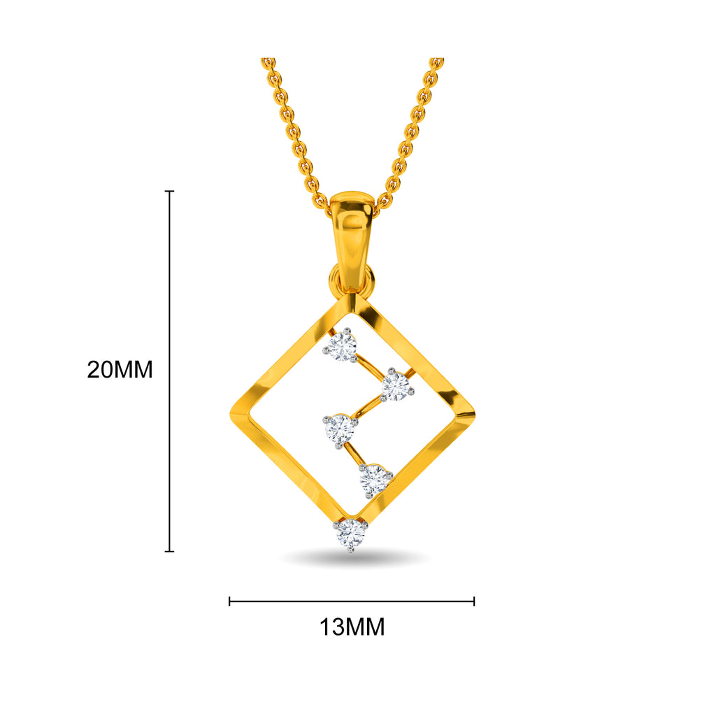 Leah Diamond Pendant