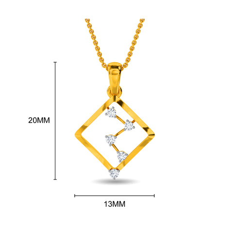 Leah Diamond Pendant