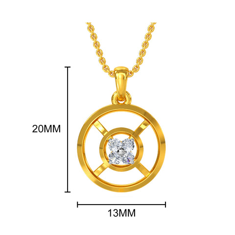 Leonie Diamond Pendant Set