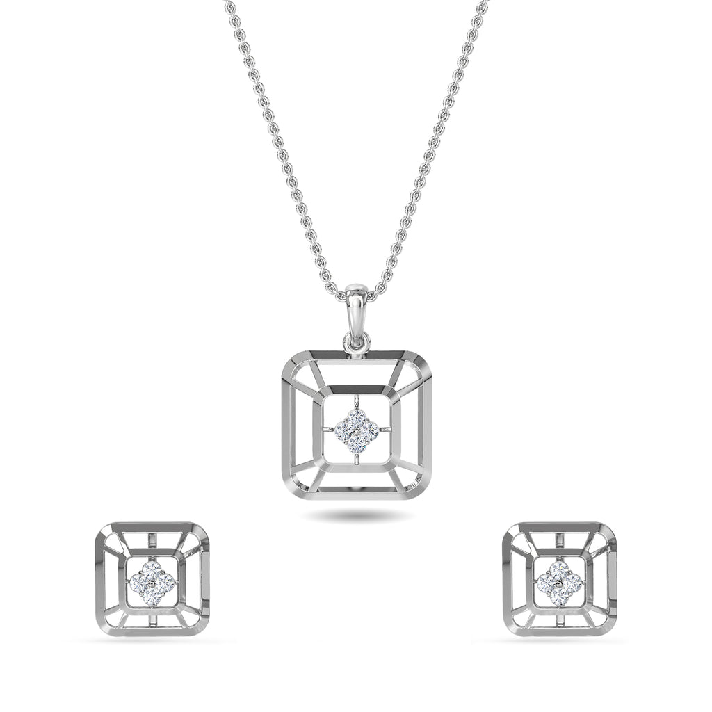 Sofie Diamond Pendant Set