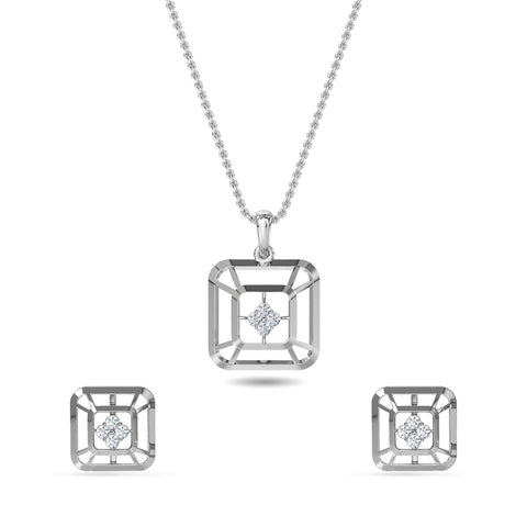 Sofie Diamond Pendant Set