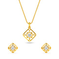 Charlotte Diamond Pendant Set