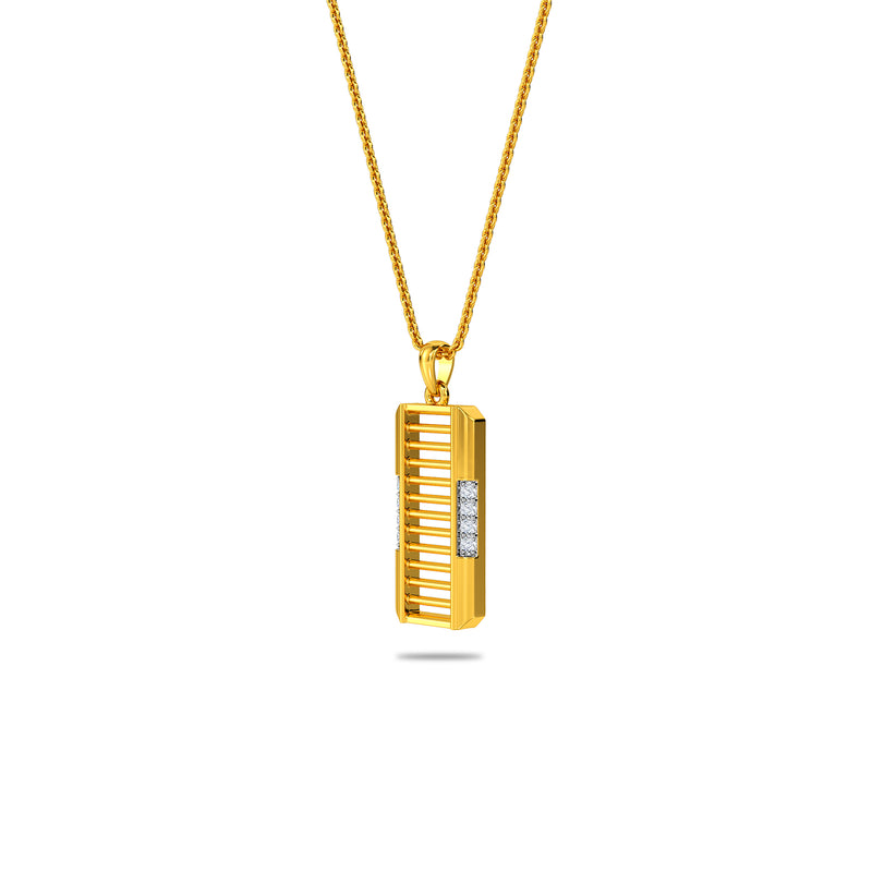 Sail  Diamond Pendant