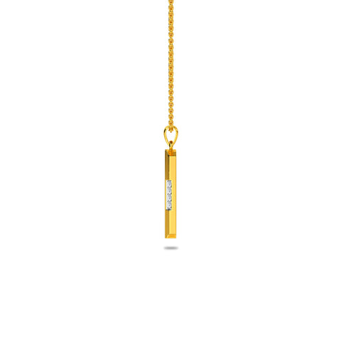 Sail  Diamond Pendant