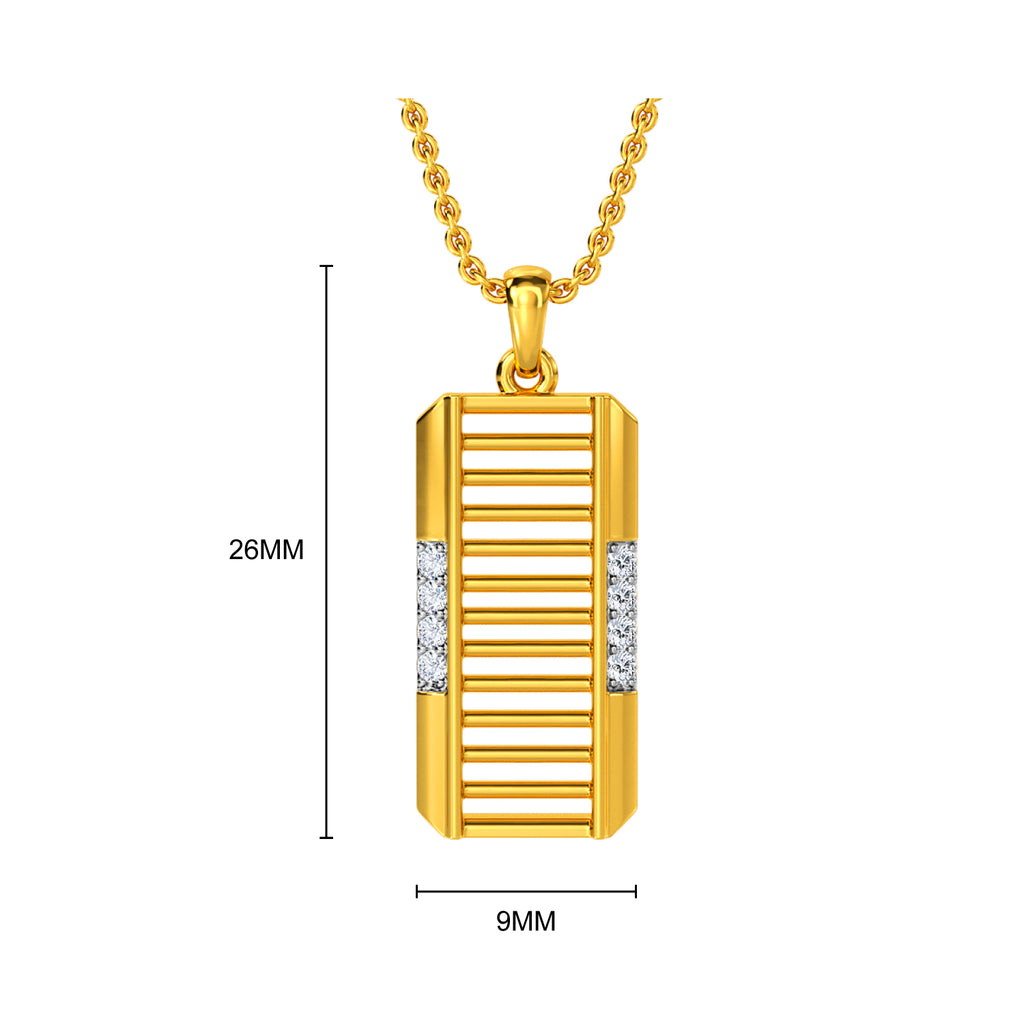 Sail  Diamond Pendant