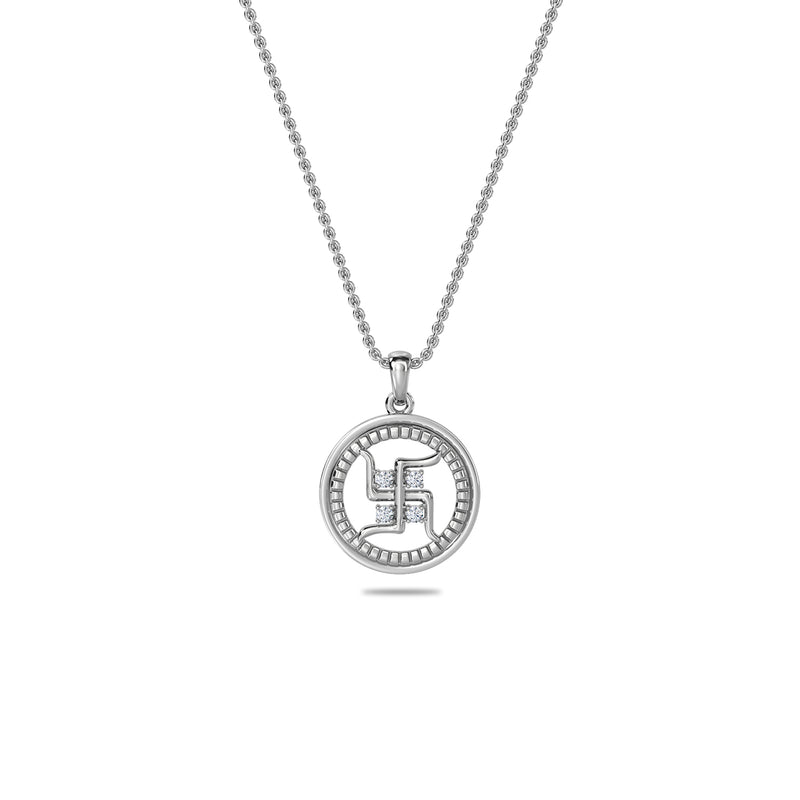 Swastik Gold Pendant