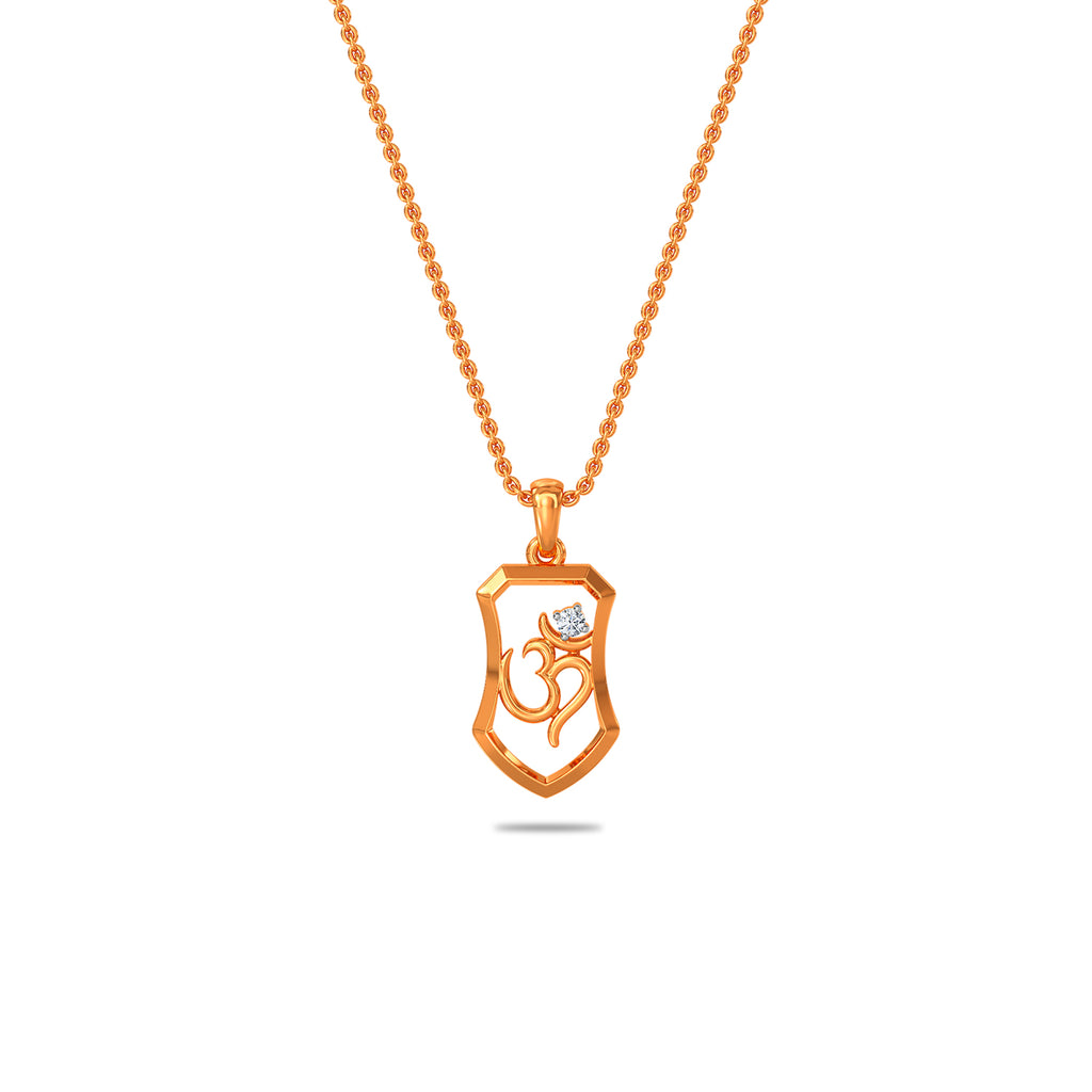 Omkar Diamond Pendant