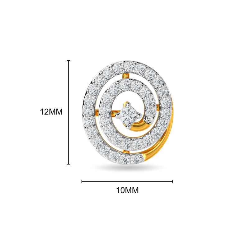 Astric Diamond Earring