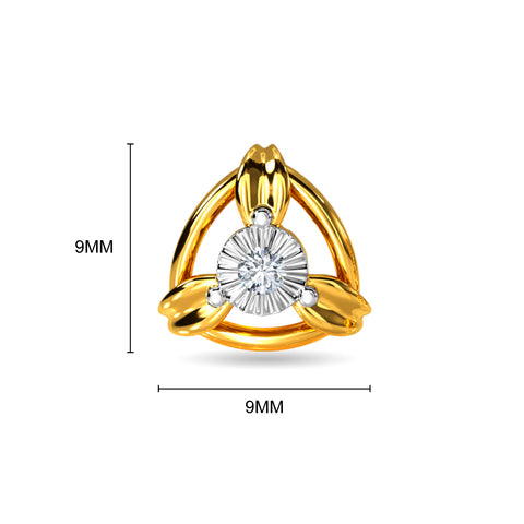 Ruby Diamond Earring