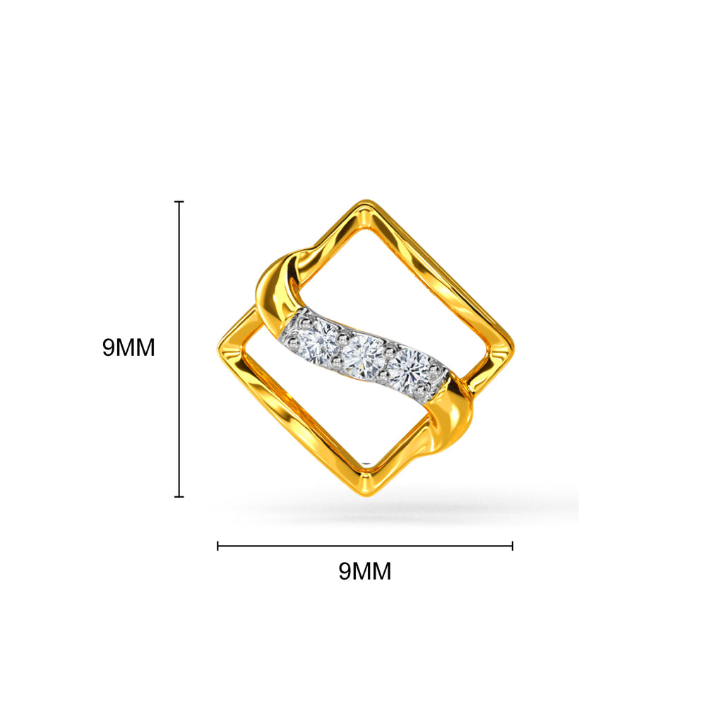 Aubrey Diamond Earring