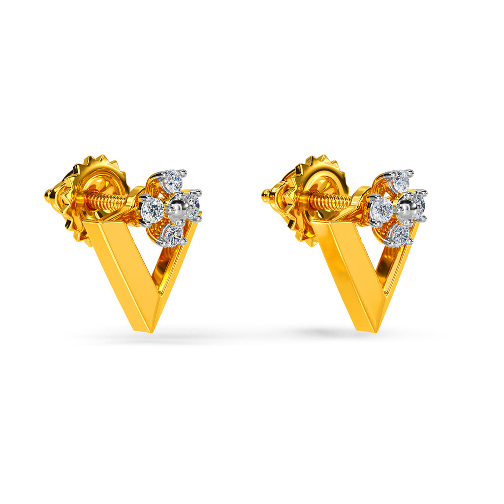 Audrey Diamond Earring
