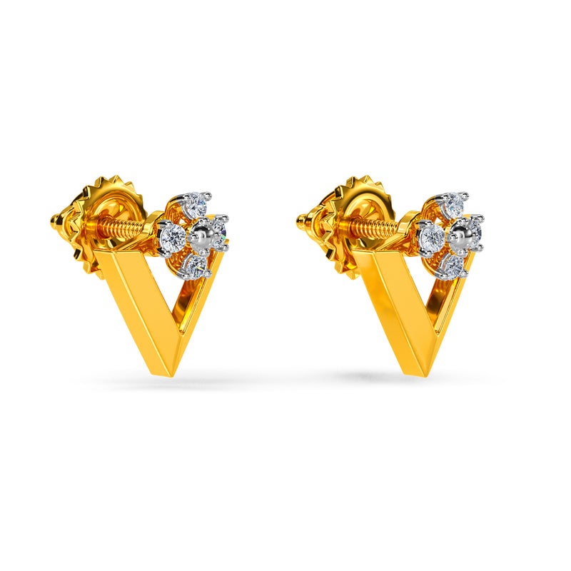 Audrey Diamond Earring