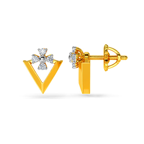 Audrey Diamond Earring