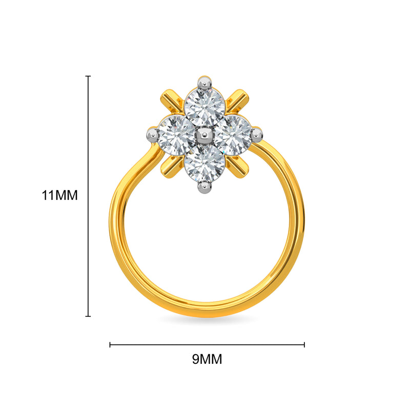 Viri Diamond Nose Pin