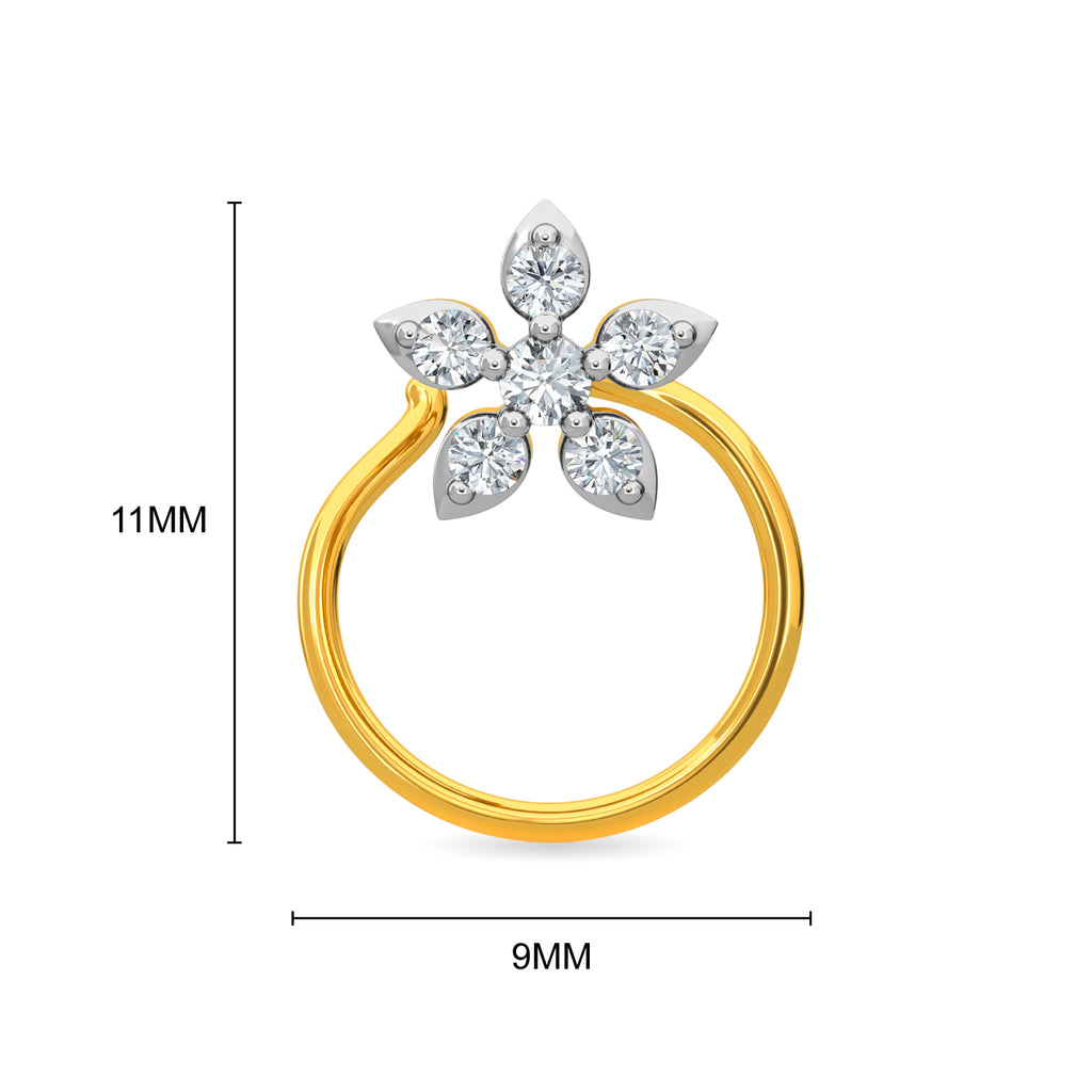 Kriti Diamond Nose Pin